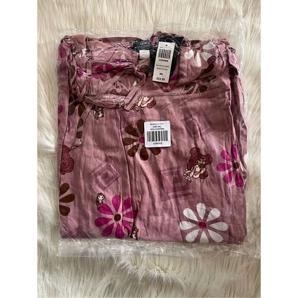 Disney Hercules Floral Meg Allover Print Slip Dress (Med) - Picture 5 of 5
